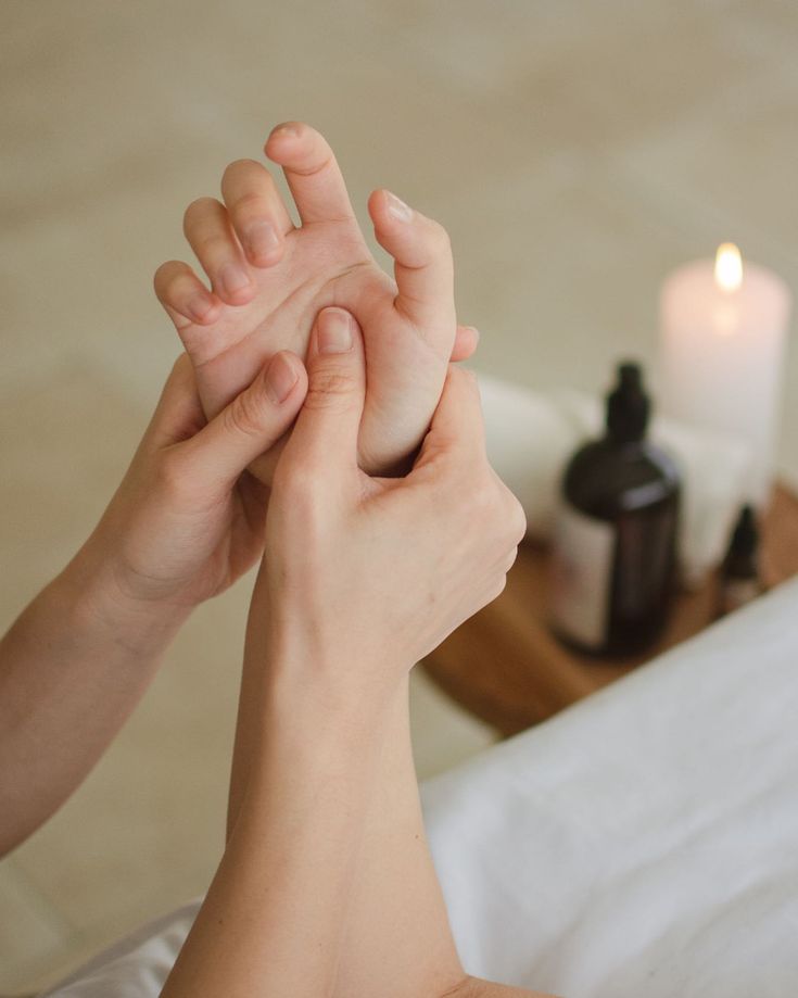 Thai hand massage
